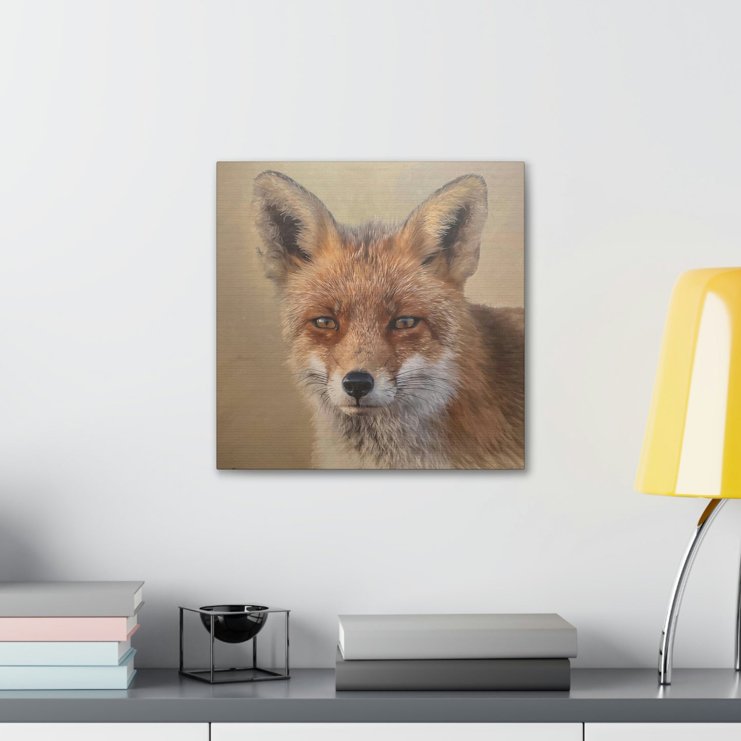 "Auburn Beauty" Stretched Canvas Fox Painting