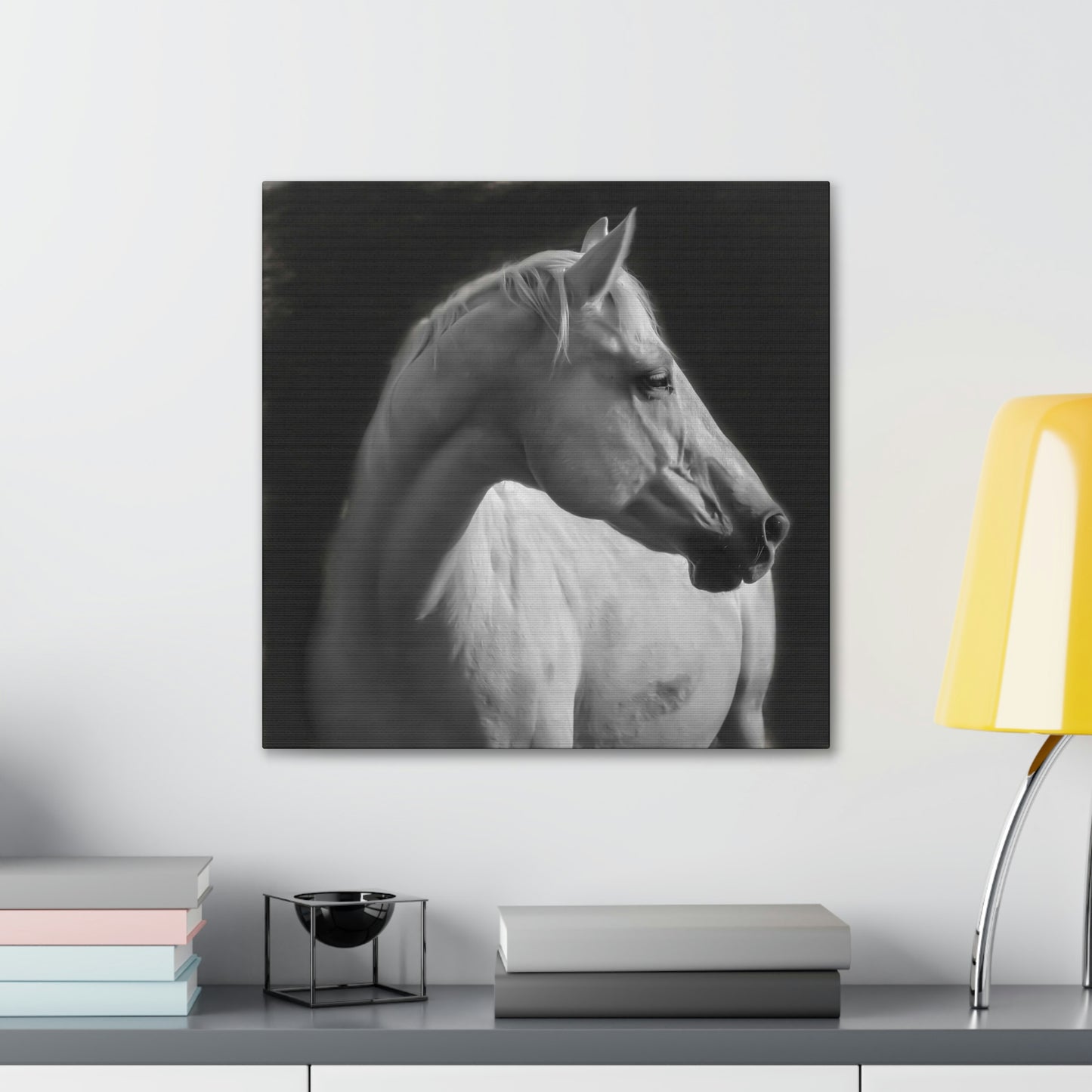 "The Mellow Mustang" Stretched Canvas