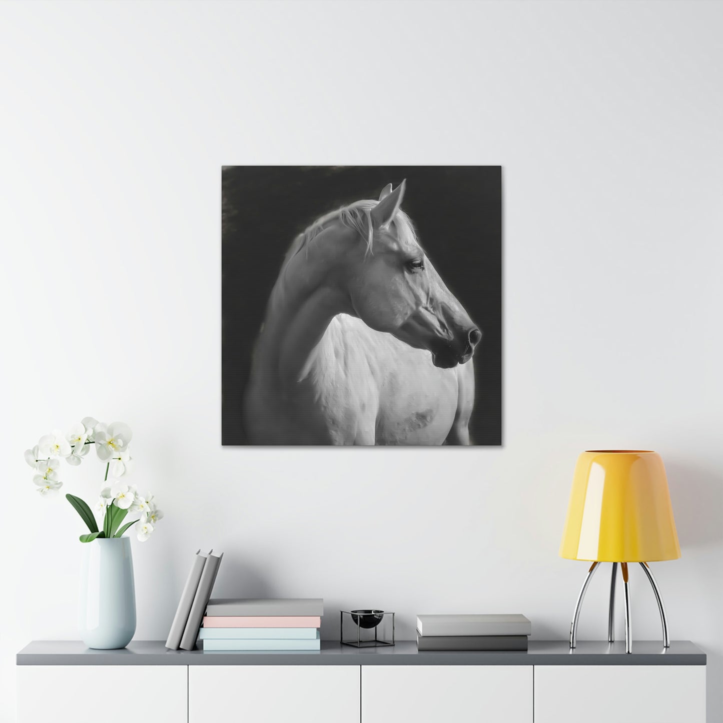 "The Mellow Mustang" Stretched Canvas