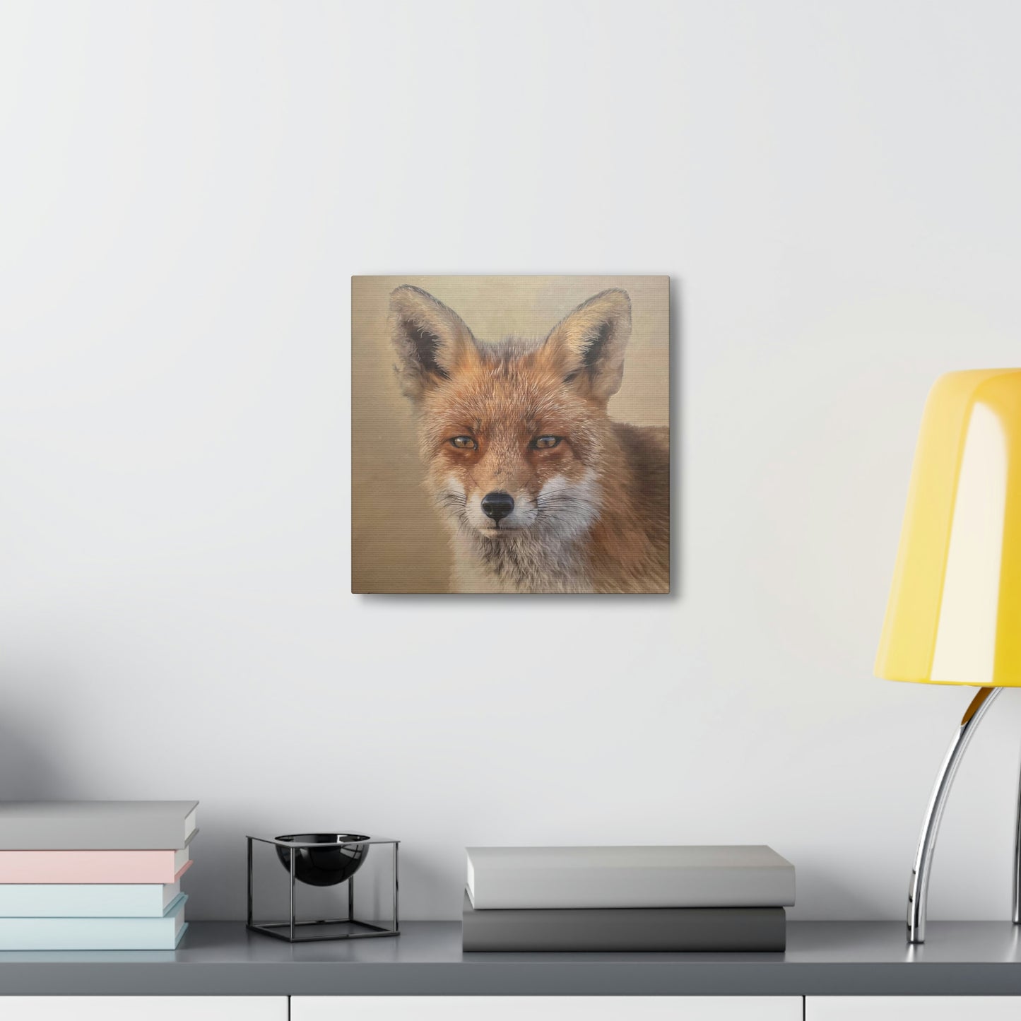 "Auburn Beauty" Stretched Canvas Fox Painting