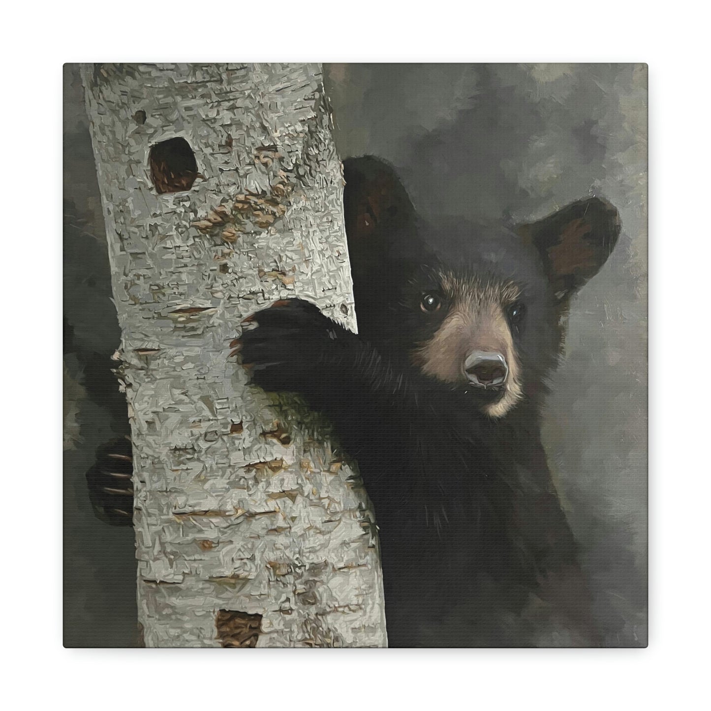 "Bear Hug" Stretched Canvas