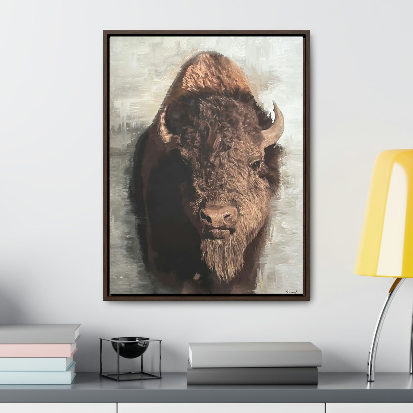 "Prairie King" Framed Canvas