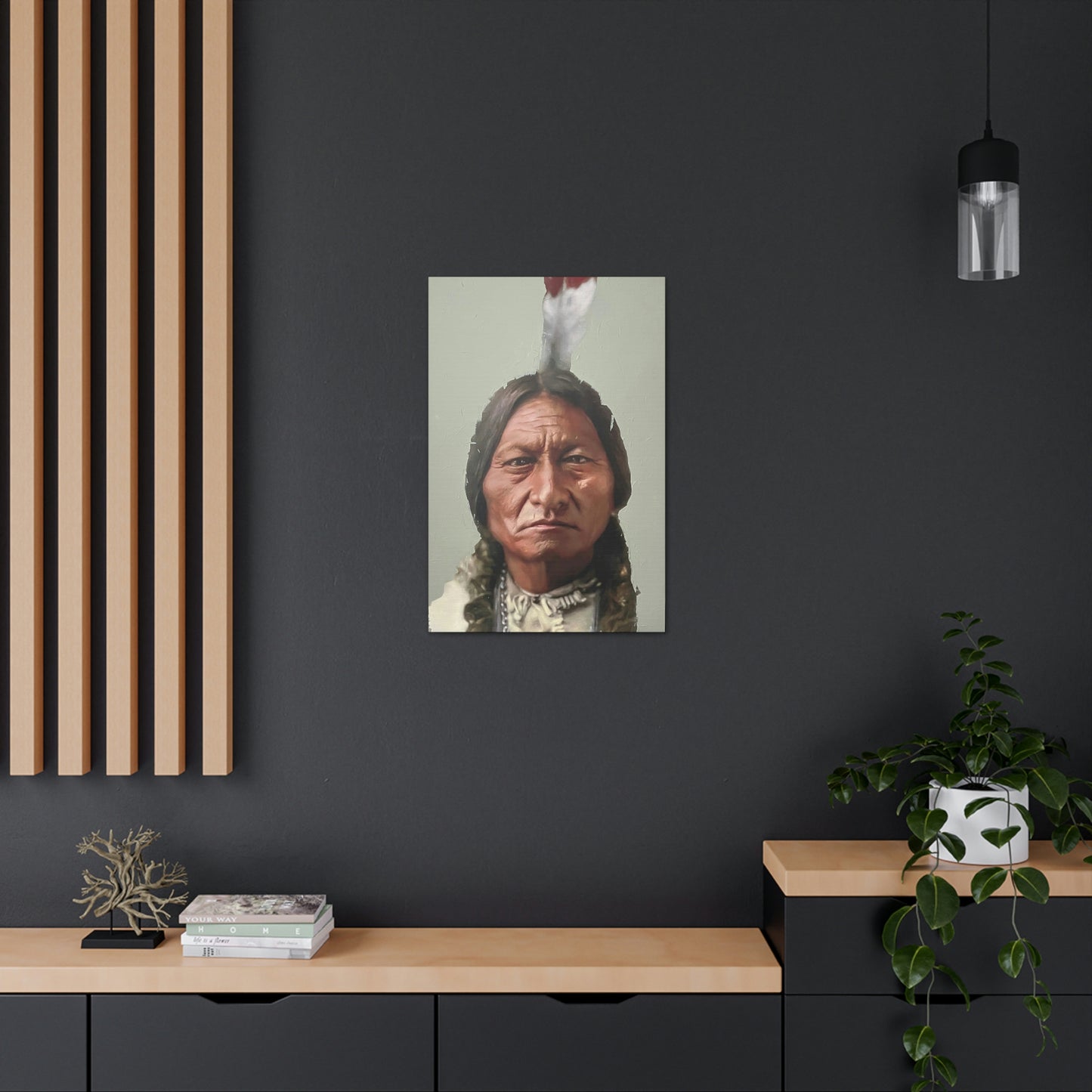 "Sitting Bull" Stretched Canvas