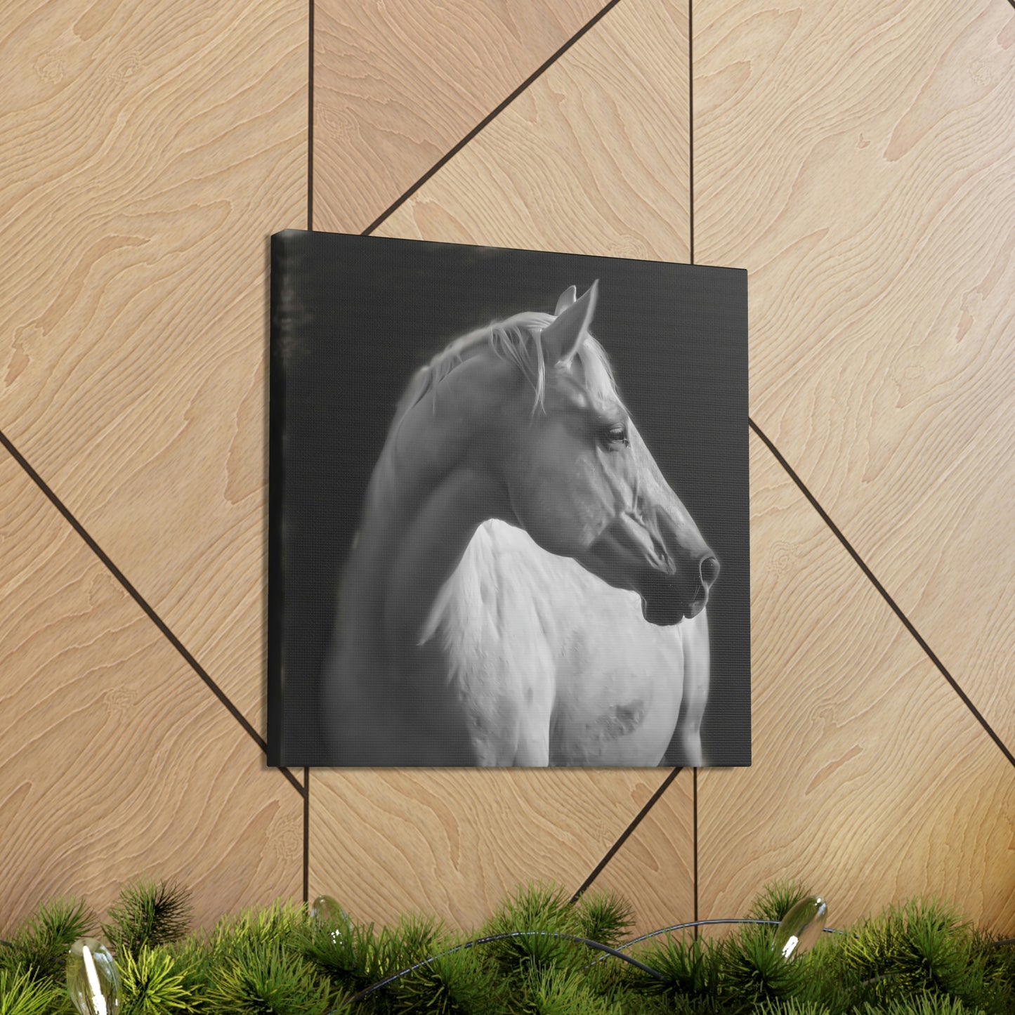 "The Mellow Mustang" Stretched Canvas