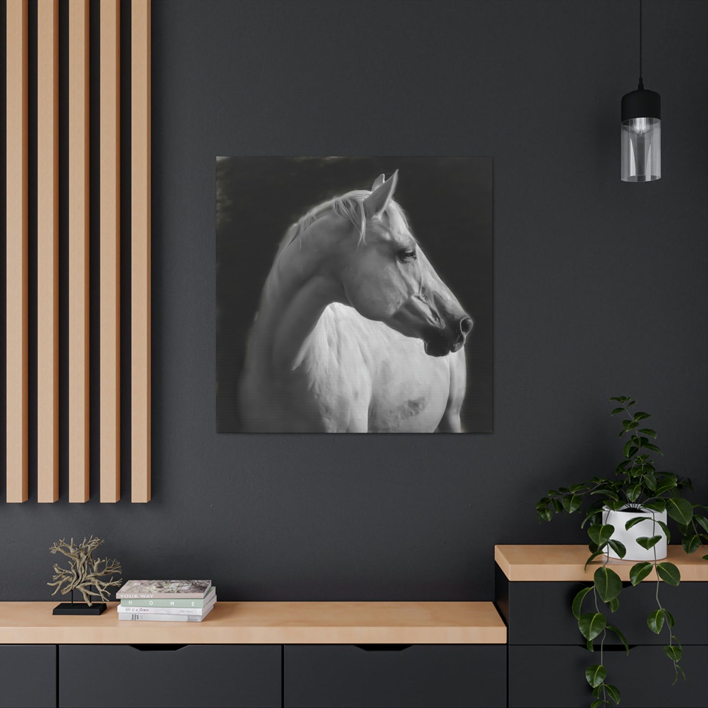 "The Mellow Mustang" Stretched Canvas