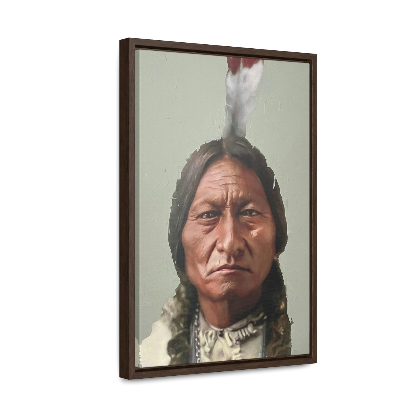 "Sitting Bull" Framed Canvas