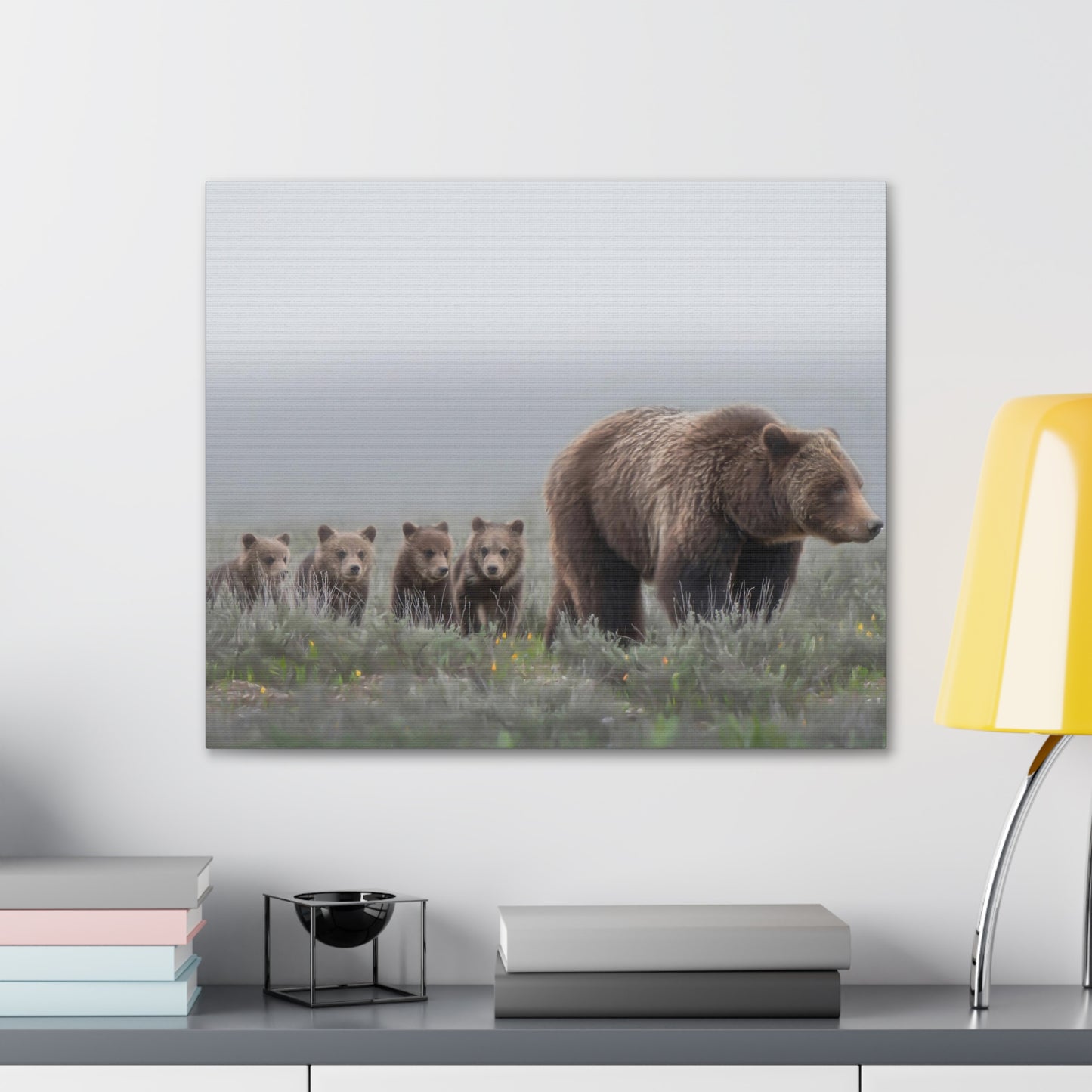 "Grizzly 399" Stretched Canvas