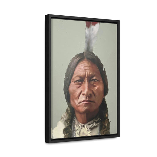 "Sitting Bull" Framed Canvas