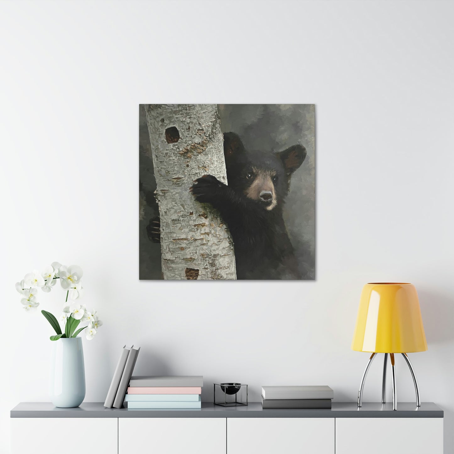 "Bear Hug" Stretched Canvas