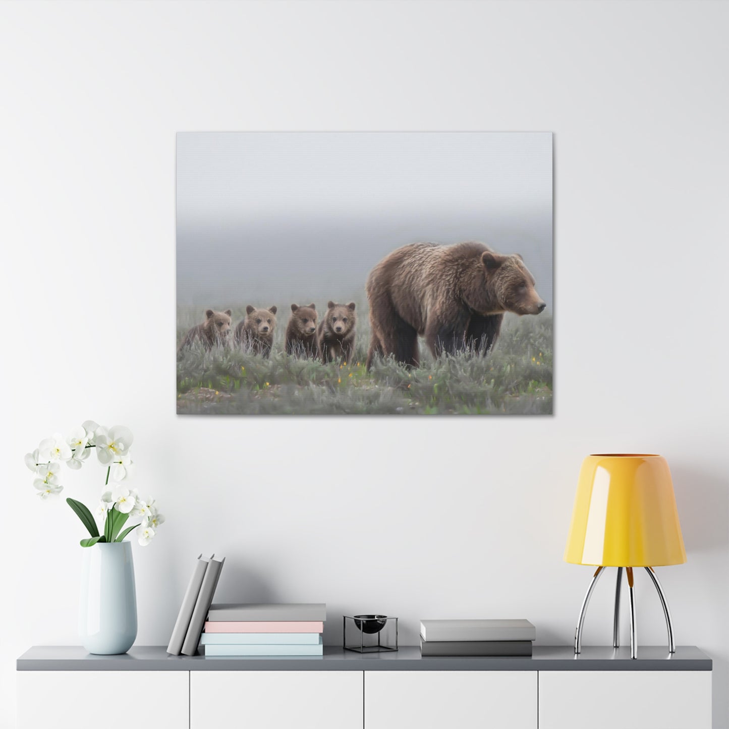 "Grizzly 399" Stretched Canvas