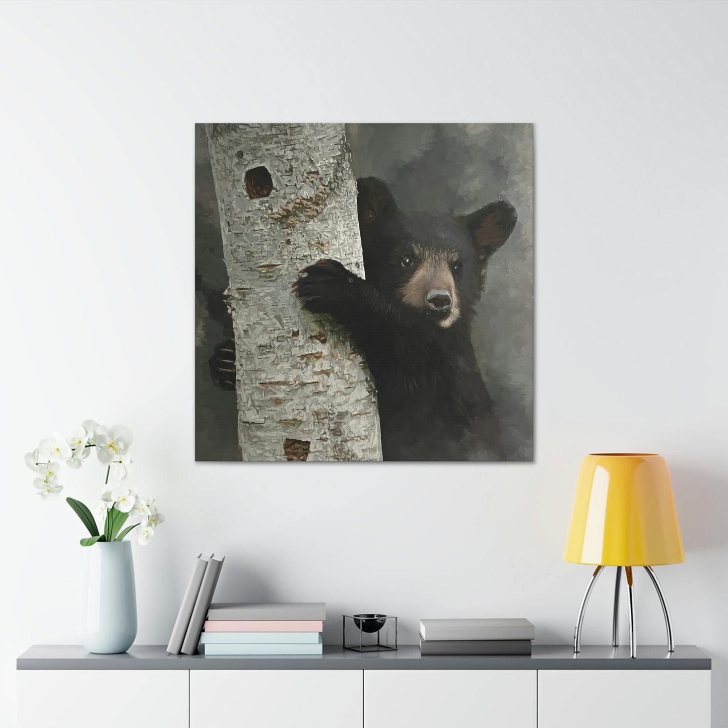 "Bear Hug" Stretched Canvas